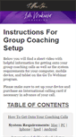 Mobile Screenshot of groupcoachingsetup.com